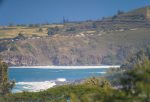 Honolua Bay is a popular surf spot and snorkeling area